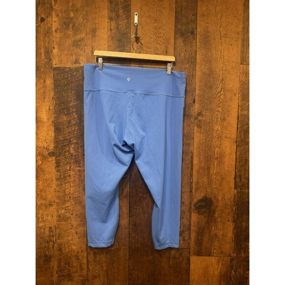 Lululemon Wunder Train High-Rise Tight 25" Blue Nile Sz 20 EUC - Picture 3 of 6